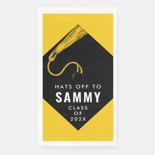 Serviette En Papier Diplôme 2025 (Devant)