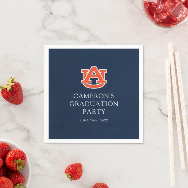 Serviette En Papier Diplôme de l'Université d'Auburn - Auburn Tigers (En situation)