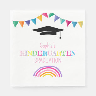 Serviette En Papier Diplôme de maternelle pour fille
