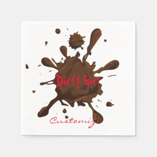 Serviette En Papier Dirty Girl Thunder_Cove