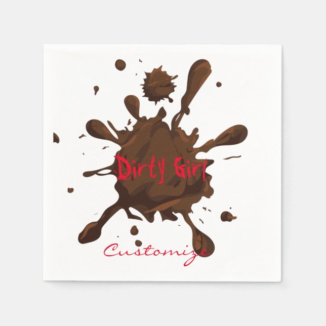 Serviette En Papier Dirty Girl Thunder_Cove (Devant)