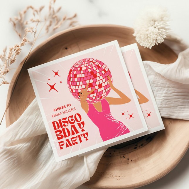 Serviette En Papier Disco Girl (Créateur téléchargé)