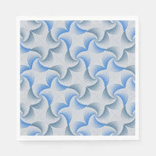 Serviette En Papier Distorsion motif Twist off white BG