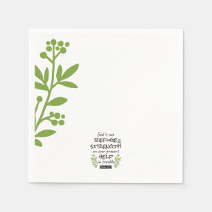 Serviette En Papier Divine Refuge - Psaume 46:1 pour le Confort Spirit