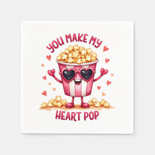 Serviette En Papier Don Valentine Tu Fais Mon Coeur