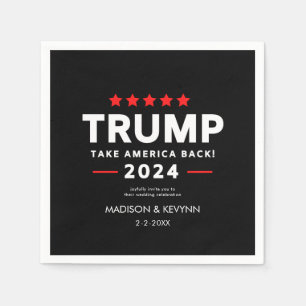 Serviette En Papier Donald Trump 2024 redonne l'élection américaine