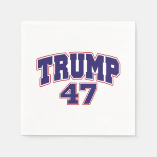 Serviette En Papier Donald Trump 47