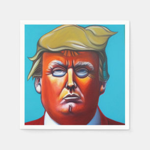 Serviette En Papier Donald Trump Napkins (50 ans)
