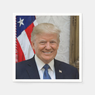 Serviette En Papier Donald Trump Président des États-Unis Maison Blanc