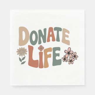 Serviette En Papier Donate Life BOHO