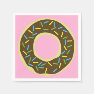 Serviette En Papier Donut Kid's Birthday Party mite