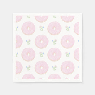 Serviette En Papier Donut Sweet sur mesure Premier anniversaire
