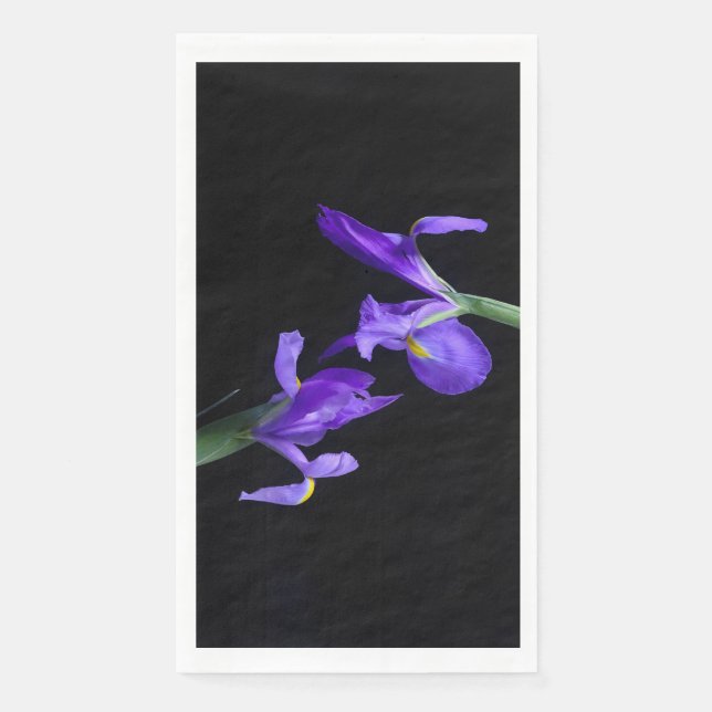 Serviette En Papier Double Iris Party Napkin (Devant)
