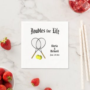 Serviette En Papier Doubles pour Life Tennis