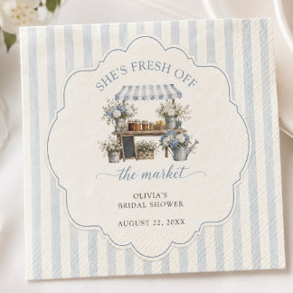Serviette En Papier Douce Mariée Fraîchement Sur Le Marché Shower Rose