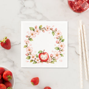 Serviette En Papier Douce petite Baby Shower Fleur de Pommier