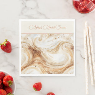 Serviette En Papier Douceur de Latte de Citrouille pour Enterrement de