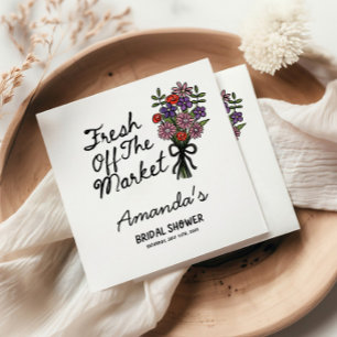 Serviette En Papier Douceur de Mariage Fraîche du Marché