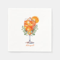 Douche Aperol Spritz personnalisée