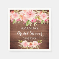Douche nuptiale rustique corail dahlia fleurs brun