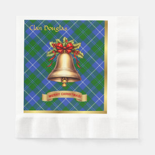 Serviette En Papier Douglas Personnalisé Tartan Christmas