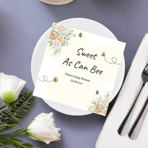 Serviette En Papier Doux comme peut être bumble bee baby shower servie