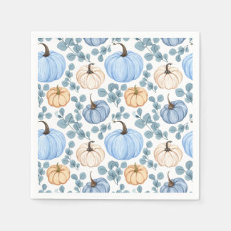Serviette En Papier Doux petit baby shower citrouille serviettes