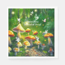 Douze Ans Douces Forêt Enchantée Champignons Fées
