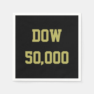 Serviette En Papier Dow 50 000 Stocks du marché
