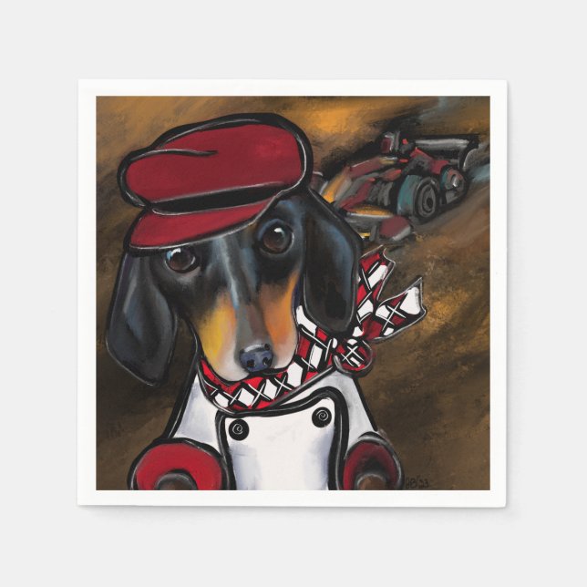SERVIETTE EN PAPIER DOXIE RACER (Devant)