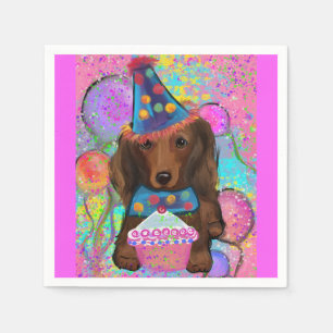 SERVIETTE EN PAPIER DOXIE ROUGE LONGTEMPS HAÏS