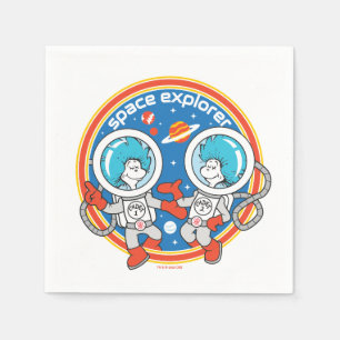 Serviette En Papier Dr Seuss   Cadet Un Cadet Deux Espace Explorer