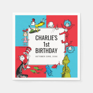 Serviette En Papier Dr. Seuss - Caractères   ANNIVERSAIRE DE ENFANT