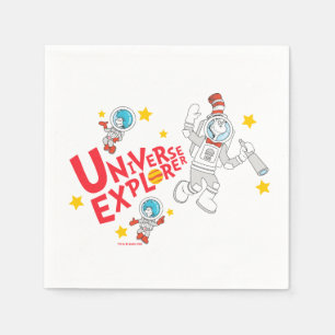 Serviette En Papier Dr Seuss   Chat dans l'Explorateur d'univers Casqu