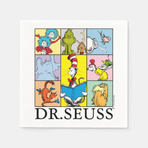 Serviette En Papier Dr. Seuss   Histoires Graphiques