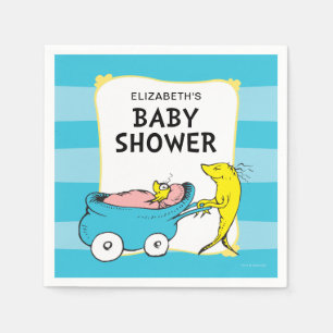 Serviette En Papier Dr. Seuss Un Poisson - Fête Prénatale de Bébé Ga