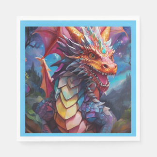 Serviette En Papier Dragon éblouissant