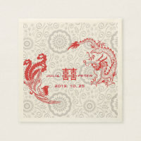 Dragon-Phoenix moderne Mariage chinois personnalis