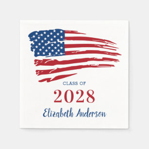 Serviette En Papier Drapeau américain Drapeau militaire Patriotique Gr