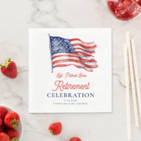 Drapeau américain moderne 4 juillet retraite de l'