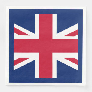 Serviette En Papier Drapeau anglais patriotique