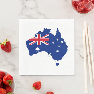 Serviette En Papier Drapeau australien