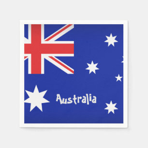 Serviette En Papier Drapeau australien