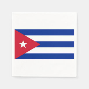 Serviette En Papier Drapeau de Cuba
