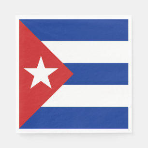 Serviette En Papier Drapeau de Cuba