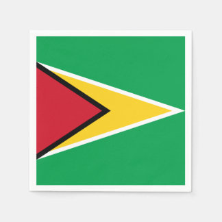 Serviette En Papier Drapeau de Guyana