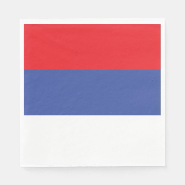 Serviette En Papier Drapeau de la Republika Srpska (Devant)