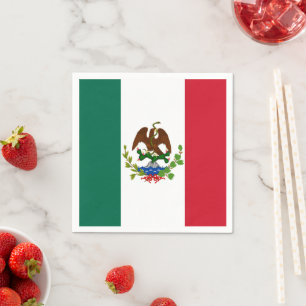 Serviette En Papier Drapeau de la République mexicaine : 1824-1835, Pè