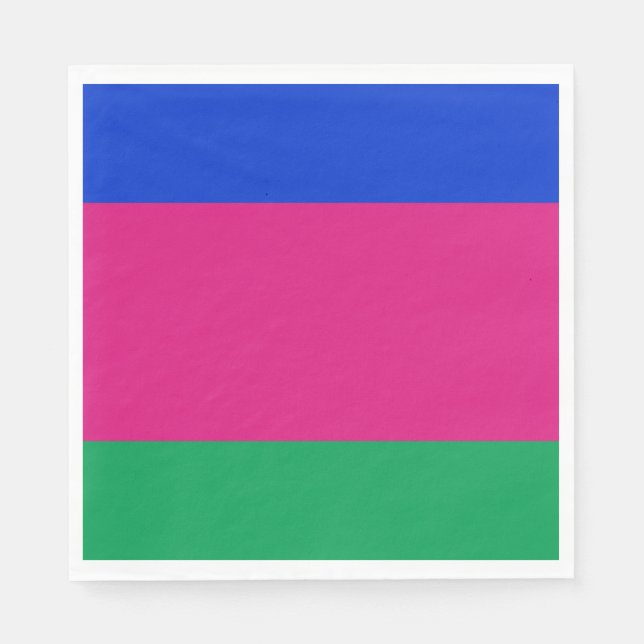 Serviette En Papier Drapeau de la République populaire de Kouban (Devant)