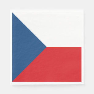 Serviette En Papier Drapeau de la République tchèque